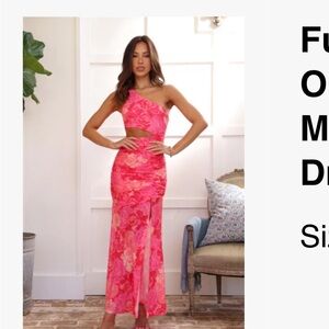 Hello Molly Pink Floral Maxi Dress